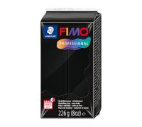 STAEDTLER FIMO Professional 8042-9 Pâte à modeler durcissante au four, spécialement conçue pour les professionnels et les artistes, produit unique, noir