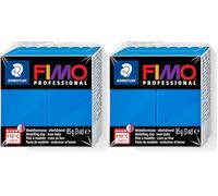 Staedtler - Fimo Professional - Pain Pâte à Modeler 85 g Bleu Pur (Lot de 2)