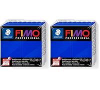 Staedtler - Fimo Professional - Pain Pâte à Modeler 85 g Ultramarine (Lot de 2)