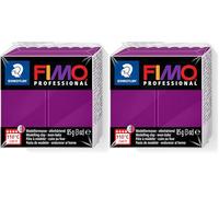 Staedtler - Fimo Professional - Pain Pâte à Modeler 85 g Violet (Lot de 2)