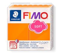 Fimo Pâte à modeler à cuire SOFT Mandarine 56 g – Dès 5 ans