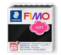 STAEDTLER FIMO soft 8020 Pâte à modeler - noir, 57 g