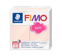 STAEDTLER FIMO soft 8020 Pâte à modeler - rose pâle, 57 g | Pâte polymère durcissant au four, souple & malléable - pour débutants & enfants, bijoux & déco - Art.-Nr. 8020-43