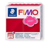 STAEDTLER FIMO soft 8020 Pâte à modeler - rouge cerise, 57 g