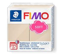 Staedtler Pâte à modeler Fimo Soft – Durcissant au four – Sahara 56 g