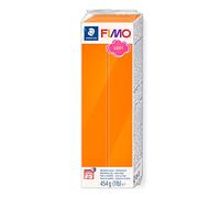 Staedtler Pâte à modeler FIMO Soft mandarine 454 g – durcit au four, souple et facile à démouler