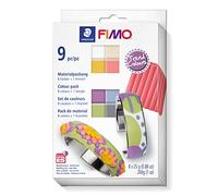 STAEDTLER - Fimo Soft Colour Pack - Set 8 1/2 Pains Pâte à Modeler 25g Couleurs Tendance Assorties - 8023 C8-1P