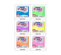 Staedtler Fimo Soft Pack 12 x 57gr. Effet néon Luminescent dans l'obscurité.