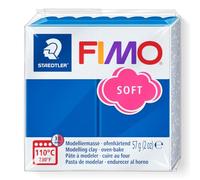 Staedtler - Fimo Soft - Pain Pte Ã€ Modeler 57 G Bleu Pacifique | Pâte à modeler durcissant au four, souple, pour débutants, amateurs d'art et bricoleurs - Réf. 8020-37