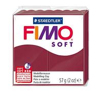 Staedtler - Fimo Soft - Pain Pte à Modeler 57 g Rouge Merlot