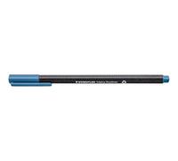 Staedtler Fineliner 334-63 Feutre pointe superfine 0,3 mm Bleu Delft lot de 10