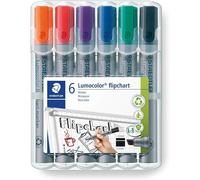 STAEDTLER Flipchart Marker Lumocolor pointe cunéiforme env. 2,0 - 5,0 mm 356 ...