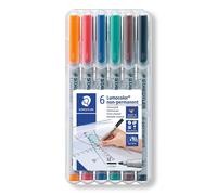Staedtler 315 WP6 marqueur 1 pièce(s) Noir, Bleu, Marron, Vert, Orange, Rouge