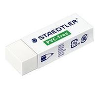 Staedtler Gomme 525 B20 – en PVC, sans latex, blanche 23×13×65 mm