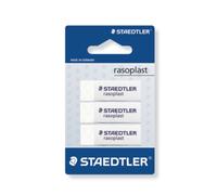 Staedtler Rasoplast 526 B - Blister 3 Gommes Blanches Sans Latex 526 B30