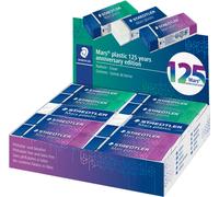 STAEDTLER Gommes en plastique Mars plastic Présentoir 20 pièces