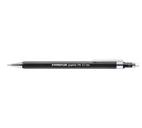 Staedtler graphite 778 07-9 Porte-mine fin en forme hexagonale Largeur de trait 0,7 mm Pointe et clip en métal 10 porte-mines dans une boîte pliante en carton