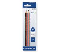 STAEDTLER® jumbo 1285 Porte-mines pour apprendre à écrire Blister 2 pièces 2B
