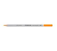 Staedtler Karatâ Lot de 6 Crayons de couleur aquarellable Orange Clair | Mine tendre aquarellable - bois certifié FSC, pour adultes - Réf. 125-42