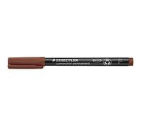 Staedtler Lot de 10 318-7 Marqueur permanent Marron