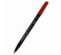 STAEDTLER Lot de 10 Lumocolor marqueur permanent 313S, rouge