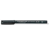 STAEDTLER Lot de 10 Lumocolor marqueur permanent 317M, noir, largeur