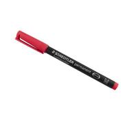 STAEDTLER marqueur permanent "Lumocolor 317M", rouge, Tracé 1mm