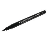 Staedtler 313-2 marqueur indélébile Pointe ogive Noir 10 pièce(s) noir