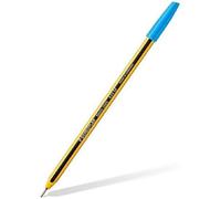 STAEDTLER Lot de 10 stylos bille NORIS STICK bleu clair