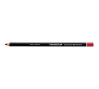 Staedtler Crayons graphite GLASOCHROM ronds, permanent, pour tous supports, mine rouge, lot de 12