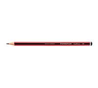 STAEDTLER Lot de 12 Crayons Papier Tradition 110 Hexagonal Laqué Noir Rouge HB