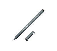 STAEDTLER Lot de 12 Stylos pigment 308, noir, indélébile, largeur de tracé: 0,05 mm