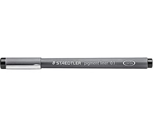 STAEDTLER Lot de 3 Feutres à pigment calibré 0,1 mm Noir