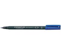 Staedtler Lot De 3 Lumocolors Marqueur Permanent 317m, Vert, Tracé 1mm