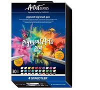 STAEDTLER Lot de 30 stylos à grand pinceau à pigment