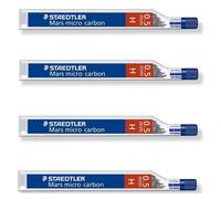 Staedtler Lot De 4 Etuis De 12 Mines "Mars Micro Carbon" 0,5 Mm H