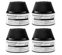 Staedtler Lumocolor 488 51 - Flacon Recharge 30 ml Pour Marqueurs Effaçables À Sec Noir, 25 ml