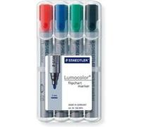 STAEDTLER LOT DE 4 MARQUEURS POUR TABLEAU DE CONFÉRENCE G