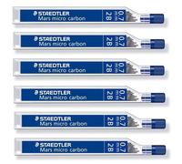 Staedtler Lot De 6 Etuis De 12 Mines "Mars Micro Carbon" 0,7 Mm 2b
