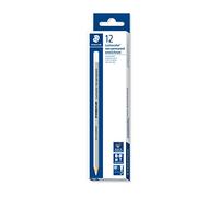 Staedtler Crayons Lumocolor Omnichrom – blancs non permanents, effaçables à sec et à l'eau – boîte 12