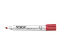 Staedtler 351 Dry Erase Whiteboard Marker Bullet Tip Alcohol Based Ink Red (Pack