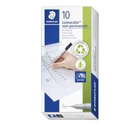 Staedtler Lumocolor 311 - Feutre Non-Permanent Pointe Superfine 0,4 Mm Noir - Pack de 10