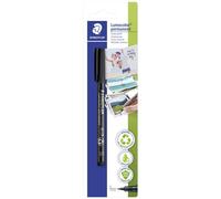 Staedtler Lumocolor 313-9 BK-1 Marqueur permanent noir résiste à l'eau: oui