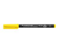 Staedtler Lumocolor 314 - Feutre Permanent Pointe Biseautée 1 À 2,5 Mm Jaune - Lot de 10