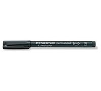 Staedtler - LumoColor 314 - Feutre Permanent Pointe Biseautée 1 à 2,5 mm Noir