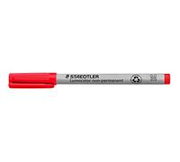 Staedtler - LumoColor 315 - Feutre Non-Permanent Pointe Moyenne 1 mm Gris, Rouge - Lot de 10