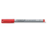 Staedtler Feutre non permanent LumoColor 316 – pointe fine 0,6 mm – rouge
