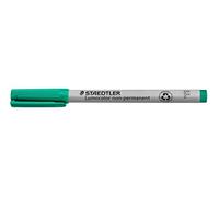 Staedtler Lumocolor 316 - Feutre Non-Permanent Pointe Fine 0,6 Mm Vert | Stylo universel, effaçable à l'eau, soluble dans l'eau - pour transparents - Réf. 316-5