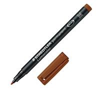 Staedtler - LumoColor 317 - Feutre Permanent Pointe Moyenne 1 mm Brun