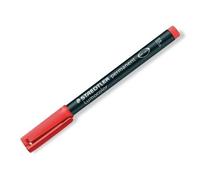 Staedtler Lumocolor 318-2 Marqueur Indélébile Pointe Ogive Rouge 10 Pièce(S)